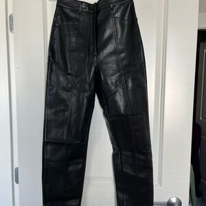 Aritzia Black Straight Leg Pants
